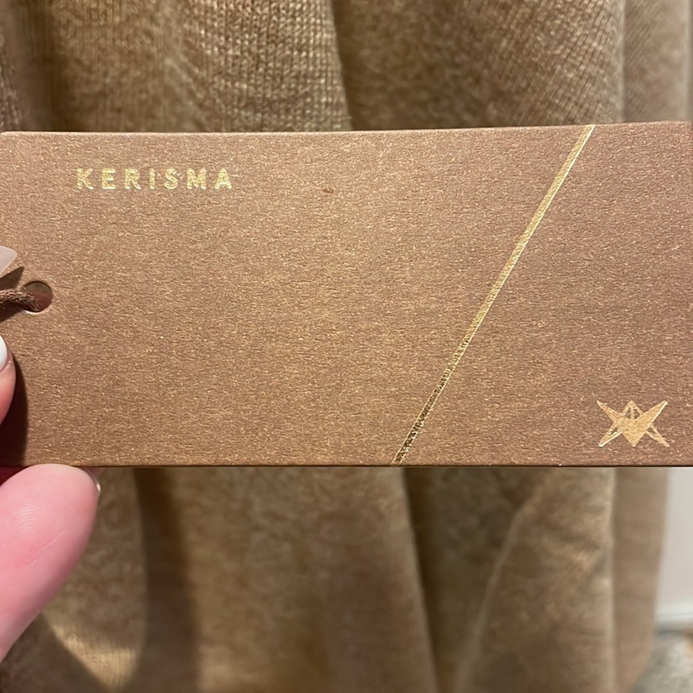 *NWT Kerisma Tan Poncho OS - Picture 3 of 4